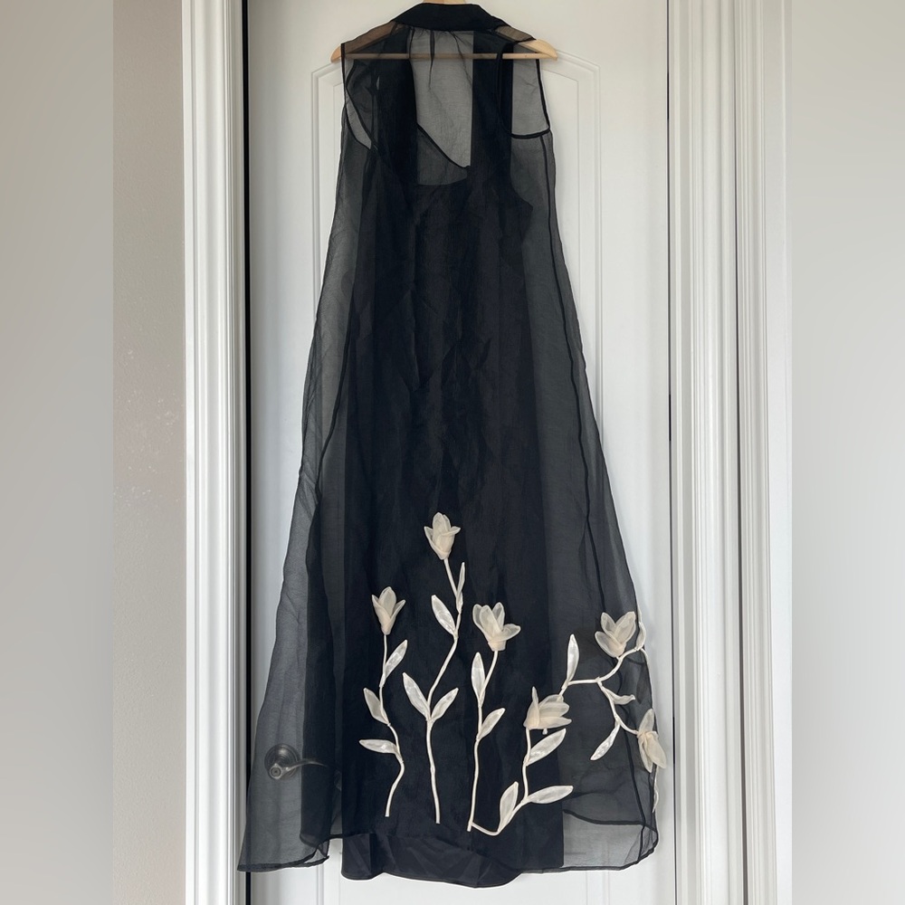 STAUD Albee Maxi Dress (size L) - Picture 3 of 10